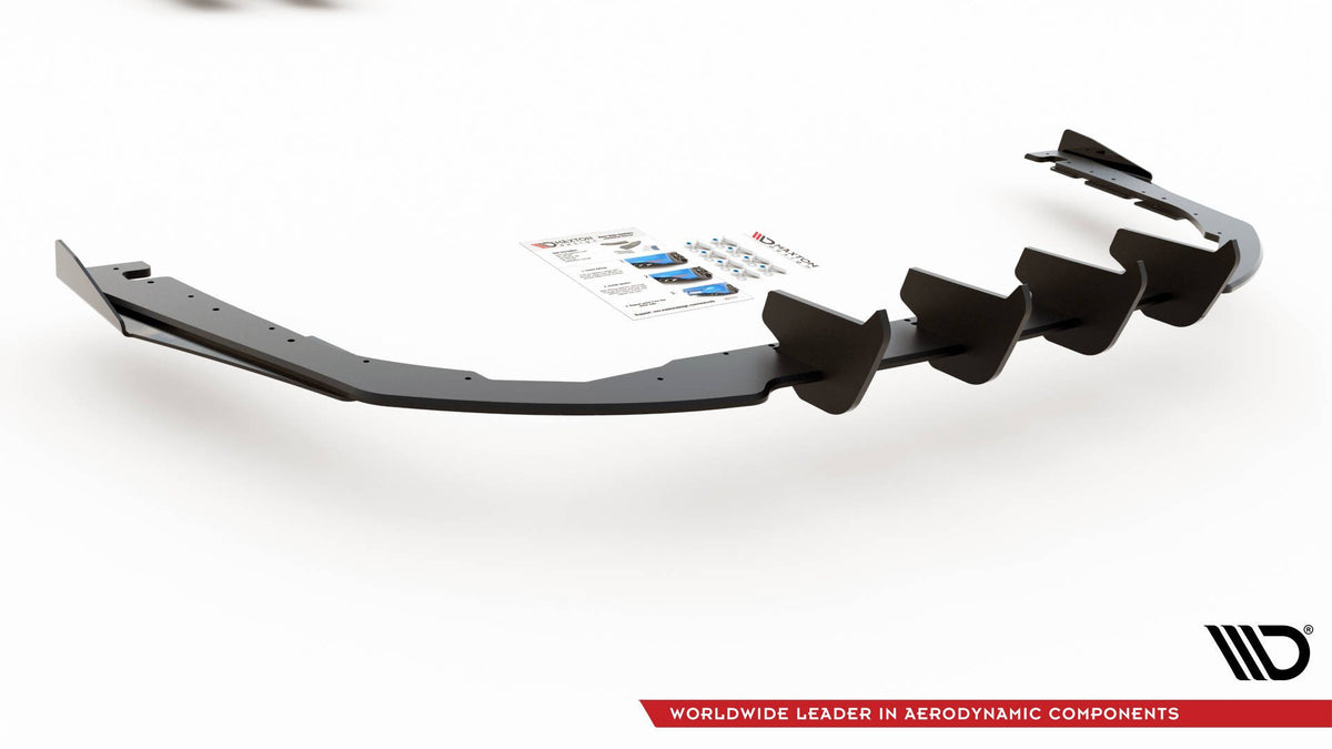 Street Pro Diffusor Heck Ansatz + Flaps passend für VW Arteon R-Line Limousine / Shooting Brake Mk1 schwarz Hochglanz – Ansicht 6