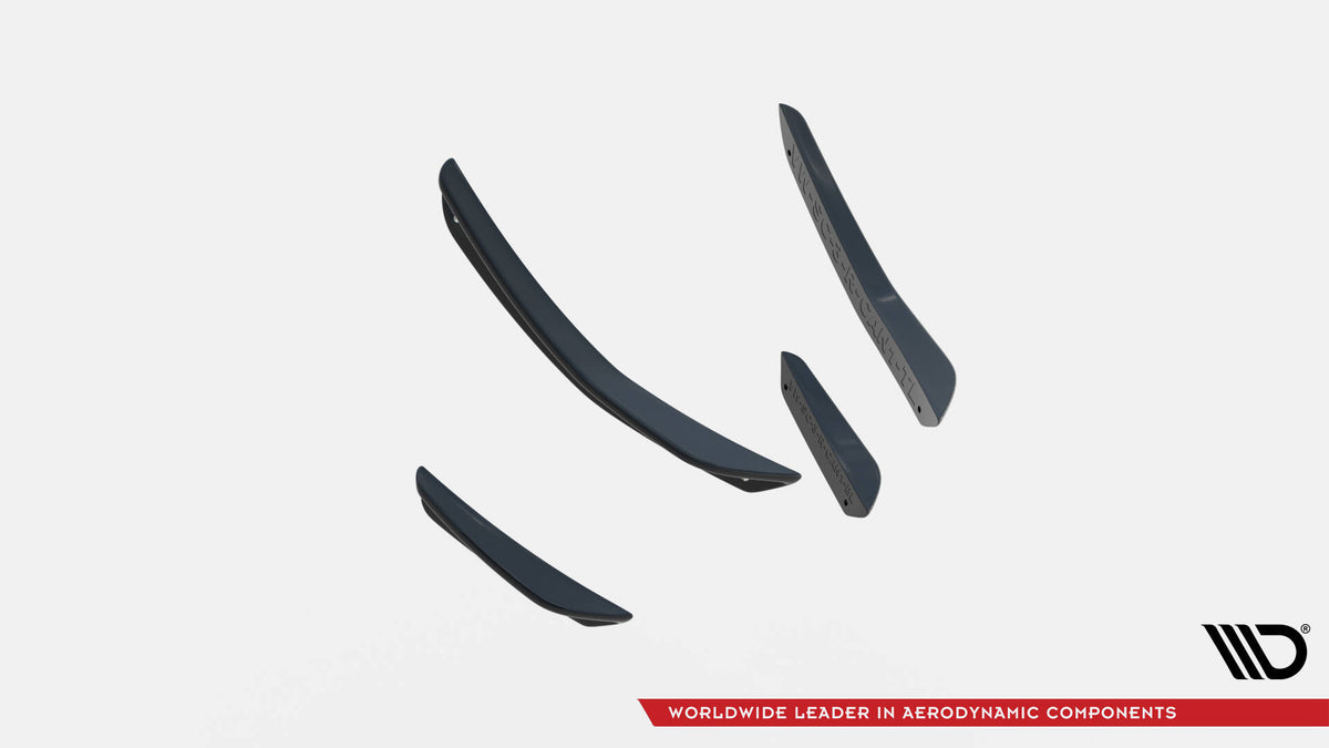 Stoßstangen Flaps Wings vorne Canards passend für VW Scirocco R Mk3 – Ansicht 8
