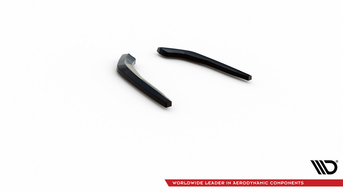 Heck Ansatz Flaps Diffusor passend für BMW X3 M40i / M40d G01 schwarz Hochglanz – Ansicht 6