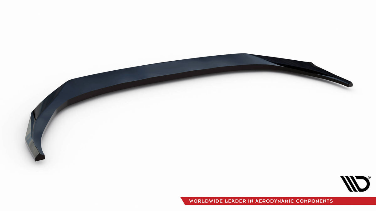 Street+ Spoilerlippe Front Ansatz V.1 passend für Audi A3 S-Line Limousine / S3 Limousine 8Y Facelift schwarz Hochglanz – Ansicht 6