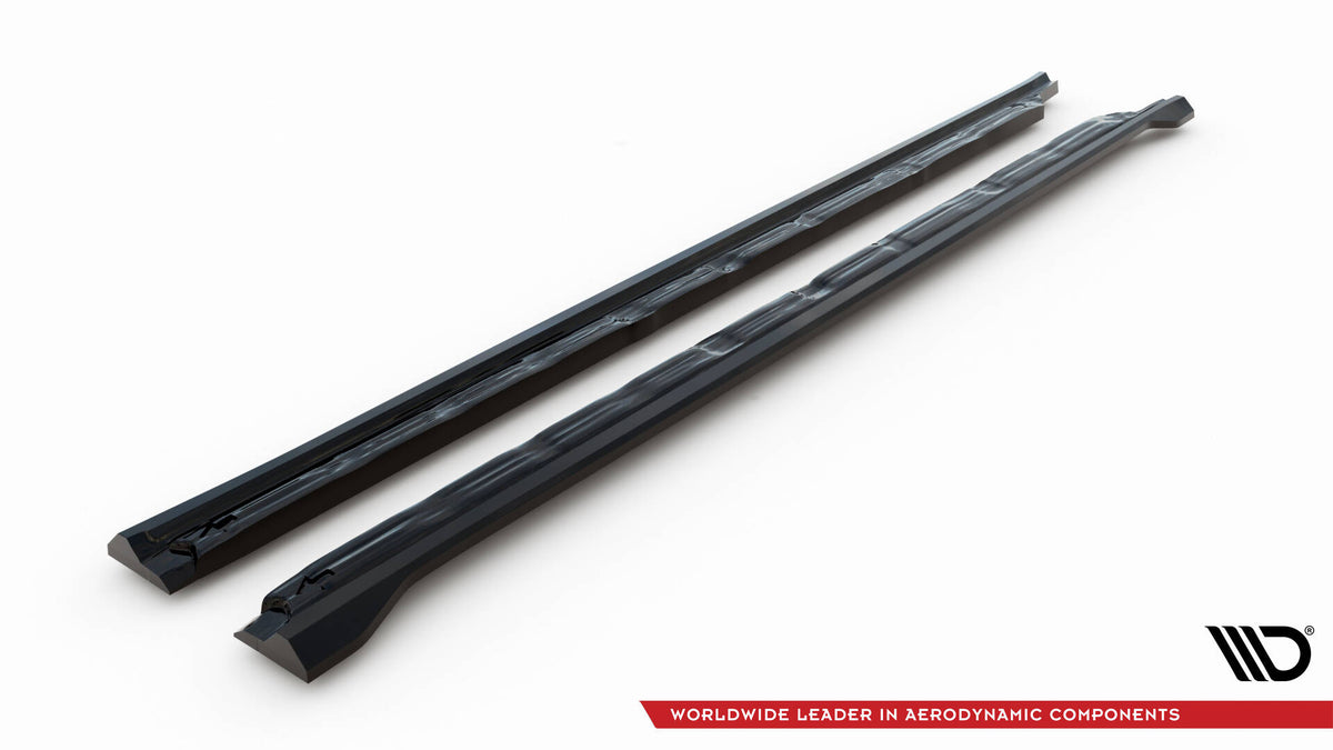 Street+ Seitenschweller Leisten V.2 passend für Cupra Formentor Mk1 Facelift schwarz Hochglanz – Ansicht 6