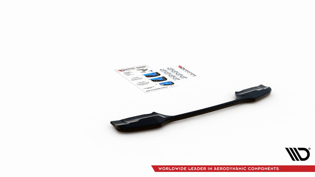 Heckansatz BMW X1 M-Paket F48 / F48 Facelift schwarz Hochglanz – Ansicht 5
