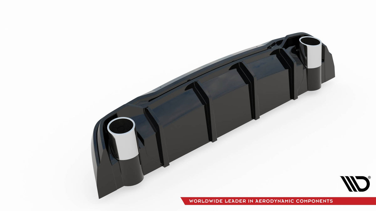 Diffusor Heck Ansatz + Endrohre passend für Peugeot 308 GT Mk2 Facelift – Ansicht 7