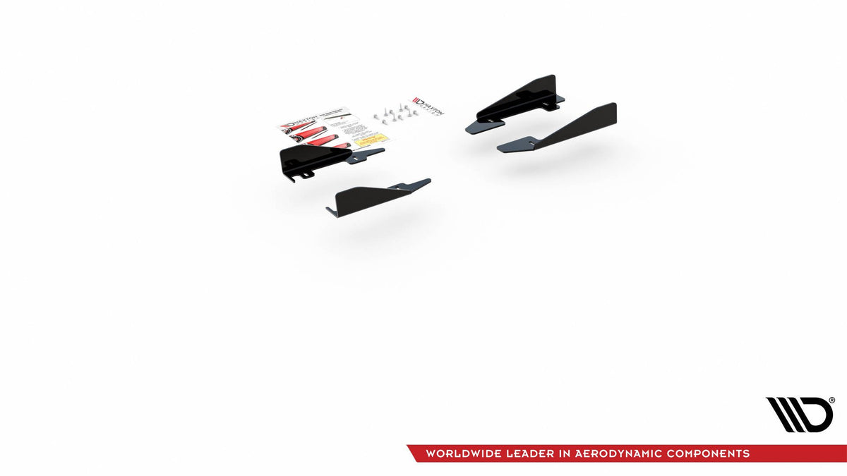Seitenschweller Flaps passend für VW Polo GTI Mk6 schwarz Hochglanz – Ansicht 6
