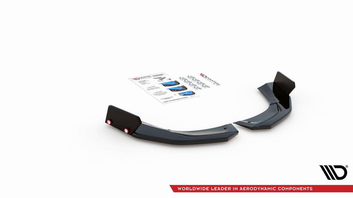 Heck Ansatz Flaps Diffusor V.2 + Flaps passend für Mercedes-AMG A 45 S Aero Pack W177 – Ansicht 4