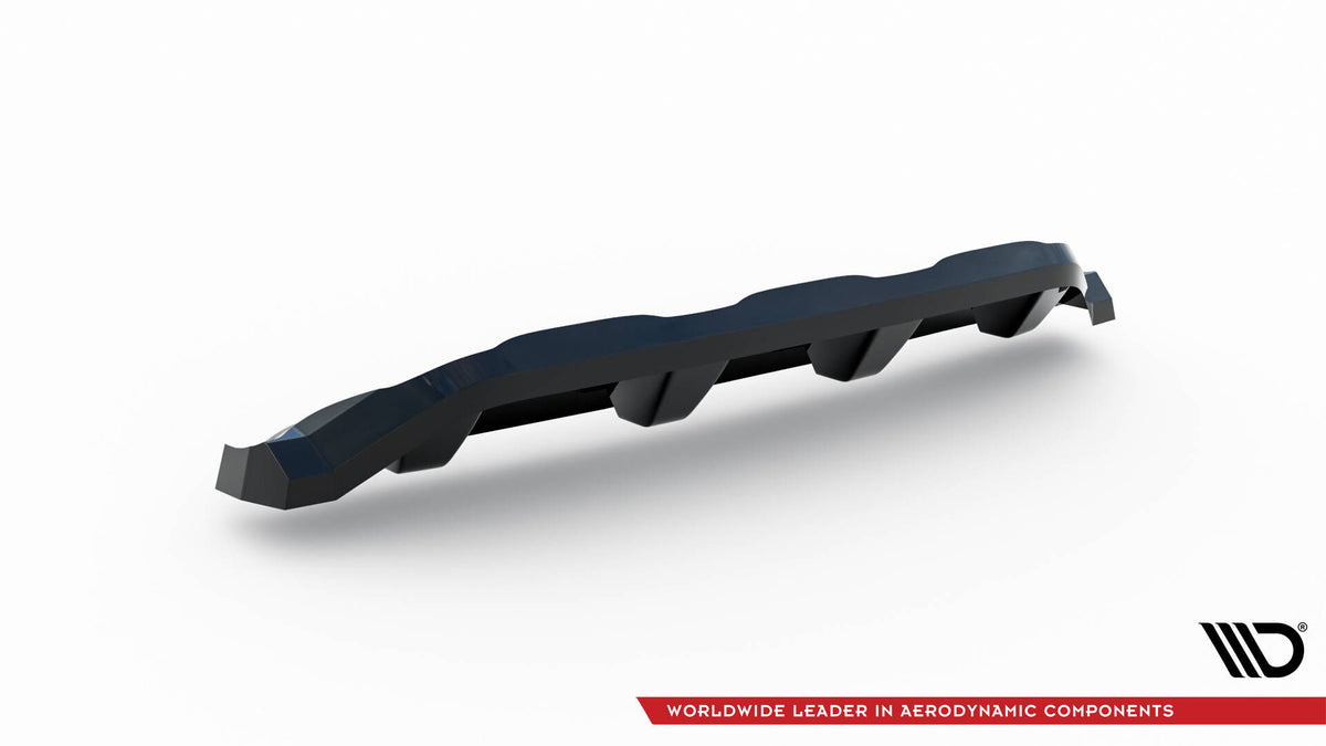 Street+ Mittlerer Diffusor RACE passend für Ford Kuga ST-Line Mk2 Facelift schwarz Hochglanz – Ansicht 6