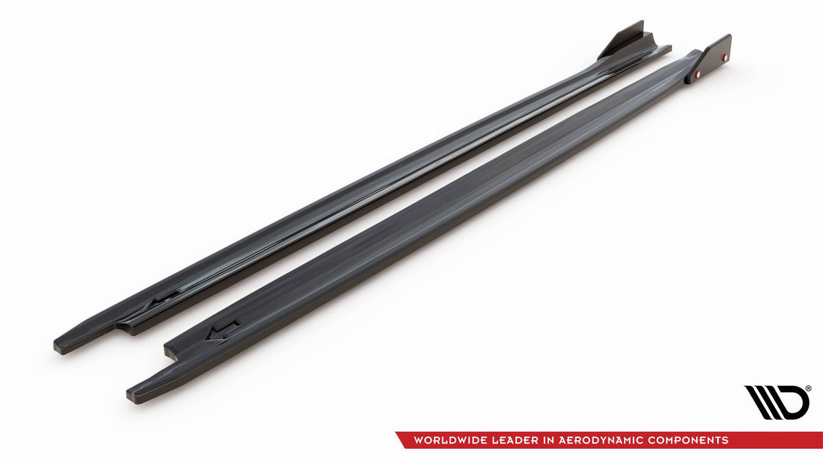 Street+ Seitenschweller Leisten V.2 passend für + Flaps passend für Skoda Octavia RS Liftback / Combi Mk4 Facelift – Ansicht 7