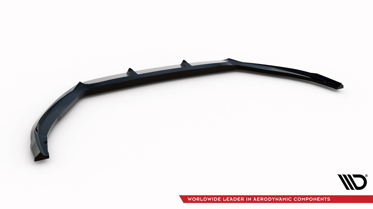 Street+ Spoilerlippe Front Ansatz V.1 passend für Ford Focus Vignale Mk4 schwarz Hochglanz – Ansicht 6
