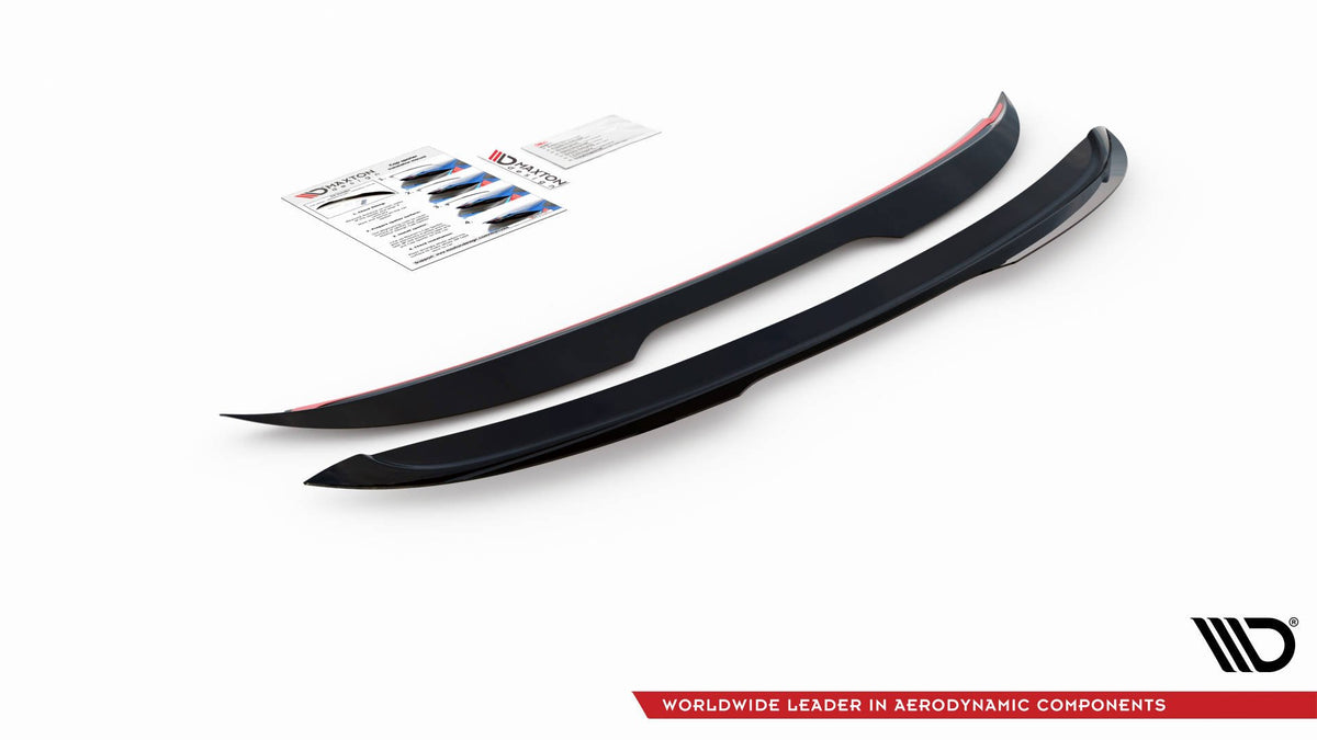 Heckspoiler Lippe Peugeot 308 GT Mk2 Facelift schwarz Hochglanz – Ansicht 6