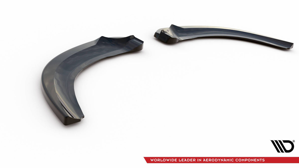 Heck Ansatz Flaps Diffusor V.2 passend für Ford Focus ST Mk3 Facelift schwarz Hochglanz – Ansicht 6