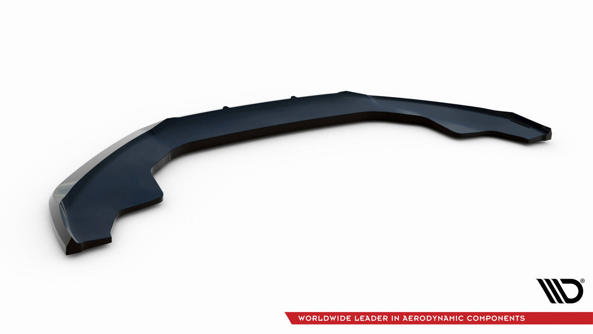 Street+ Spoilerlippe Front Ansatz V.2 passend für Audi A4 Competition B8 Facelift schwarz Hochglanz – Ansicht 6