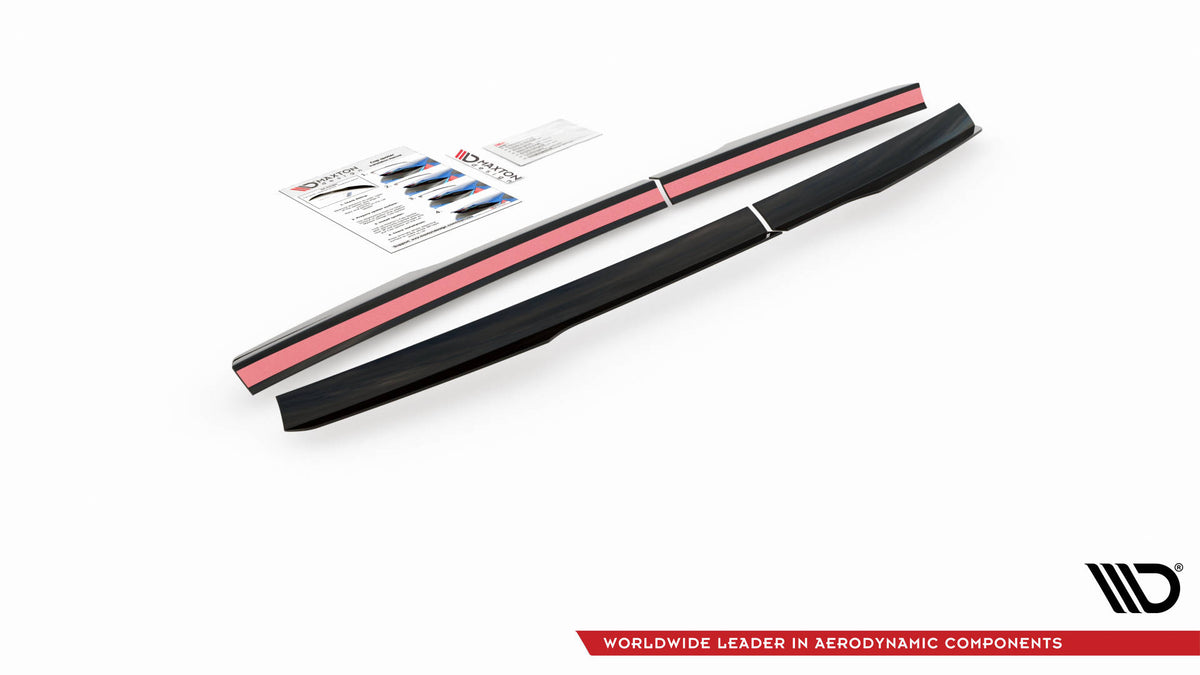 Heckspoiler Lippe VW Caddy Mk3 Facelift schwarz Hochglanz – Ansicht 5