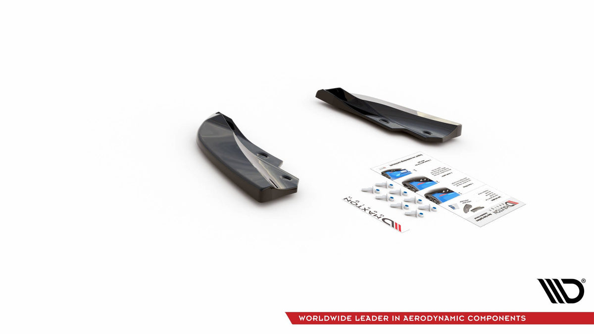 Heck Ansatz Flaps Diffusor V.1 passend für Cupra Formentor VZ Mk1 / Mk1 Facelift schwarz Hochglanz – Ansicht 5