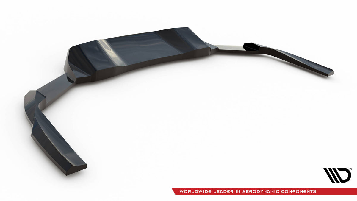 Street+ Mittlerer Diffusor RACE passend für Ford Mustang GT Mk7 schwarz Hochglanz – Ansicht 7