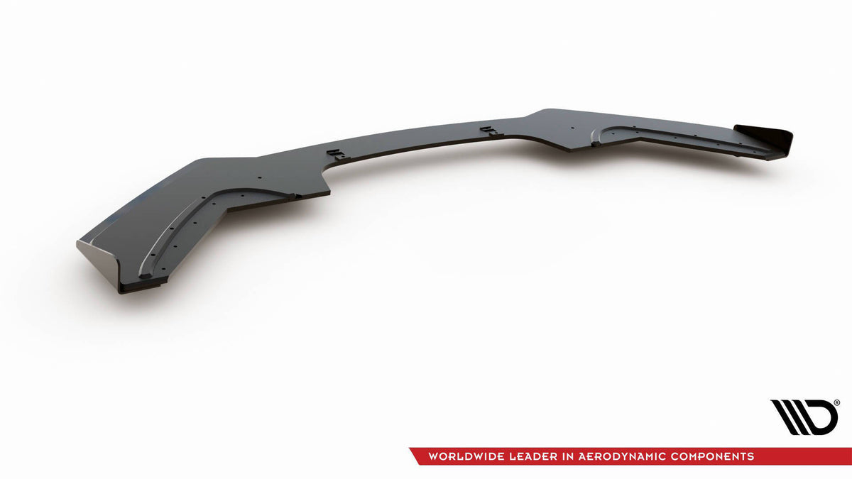 Street Pro Street+ Spoilerlippe Front Ansatz passend für V.3 + Flaps passend für BMW 1er F20 M-Paket Facelift / M140i  schwarz Hochglanz – Ansicht 8