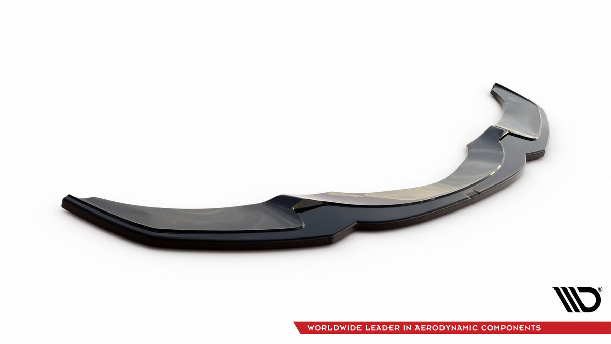 Street+ Spoilerlippe Front Ansatz V.2 passend für BMW 5er M-Paket F10/F11  schwarz Hochglanz – Ansicht 5