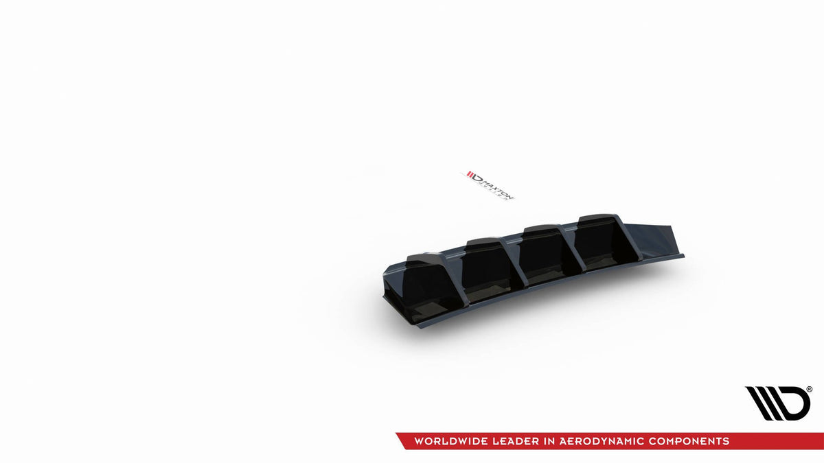 Diffusor Heck Ansatz V.1 passend für Seat Leon FR ST Mk4 schwarz Hochglanz – Ansicht 4