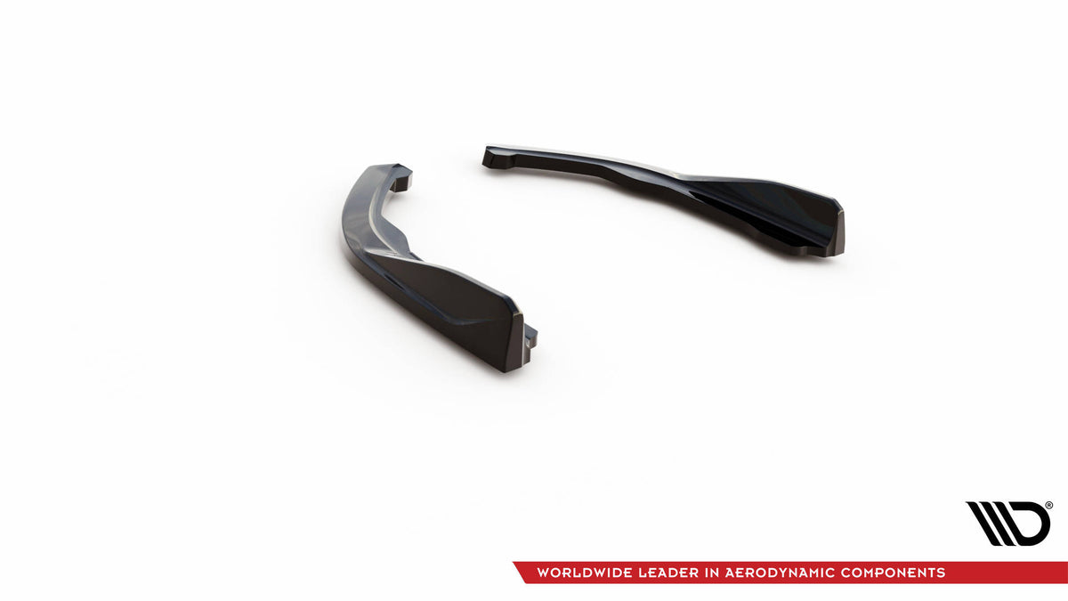 Heck Ansatz Flaps Diffusor V.1 passend für BMW 2 Coupe M-Paket G42 schwarz Hochglanz – Ansicht 6