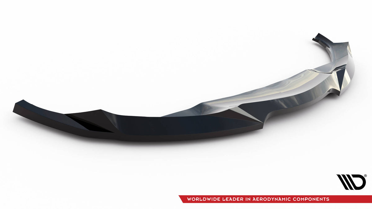 Street+ Spoilerlippe Front Ansatz V.2 passend für BMW iX M-Paket i20 schwarz Hochglanz – Ansicht 5