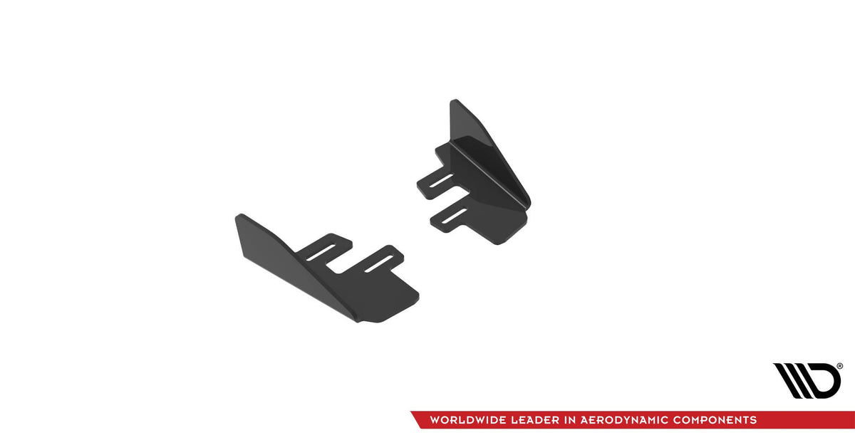 Hintere Seiten Flaps passend für VW Golf R Mk7 Facelift schwarz Hochglanz – Ansicht 5
