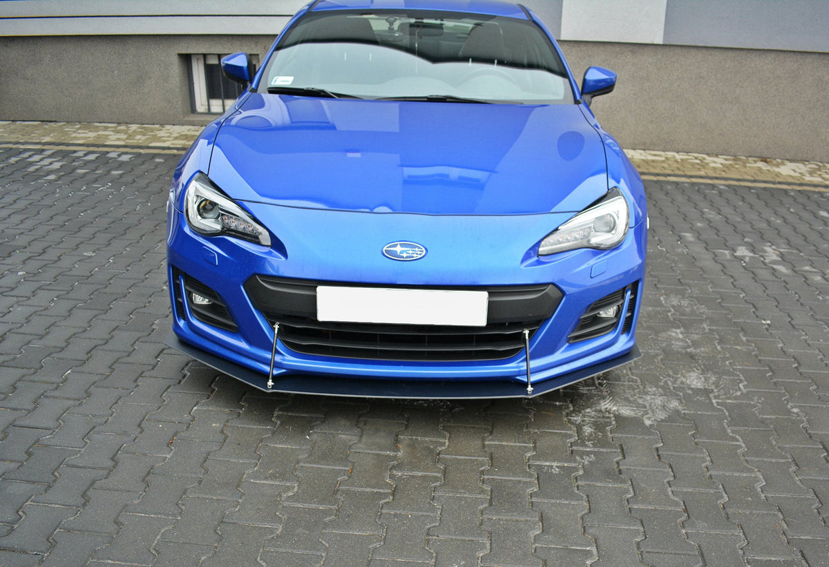 Racing Street+ Spoilerlippe Front Ansatz V.1 passend für Subaru BRZ Mk1 Facelift – Ansicht 1