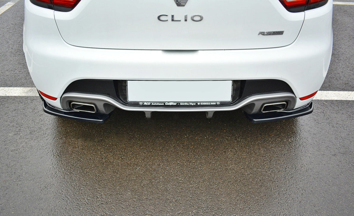 Heck Ansatz Flaps Diffusor passend für Renault Clio RS Mk4 schwarz Hochglanz – Ansicht 3