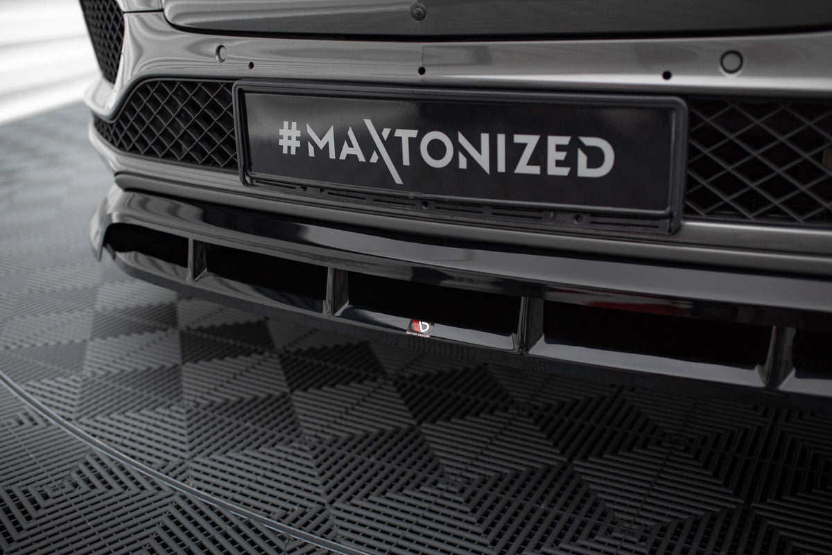 Street+ Spoilerlippe Front Ansatz passend für Bentley Bentayga Mk1  schwarz Hochglanz – Ansicht 4