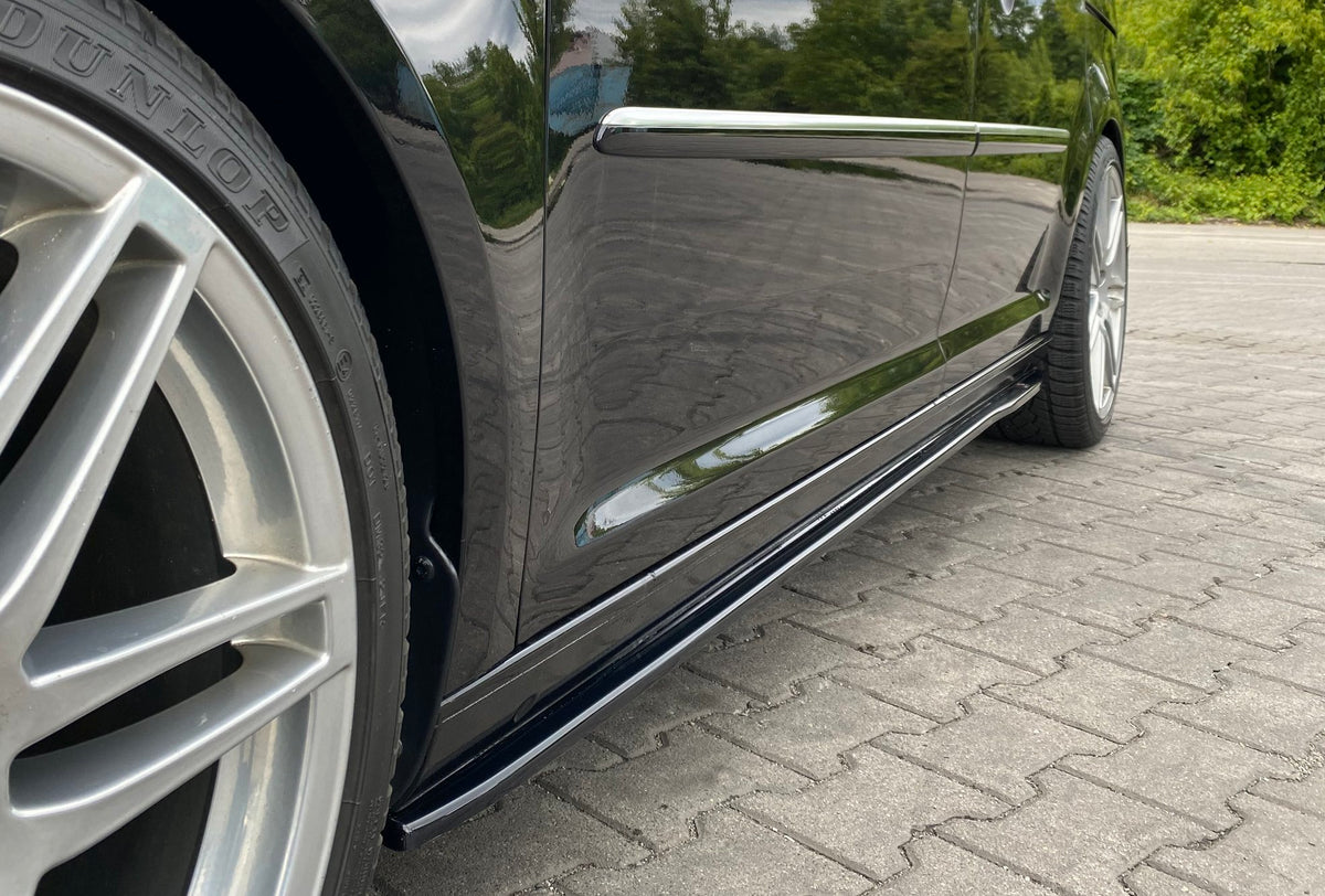 Street+ Seitenschweller Leisten passend für VW Caddy Mk. 4 schwarz Hochglanz – Ansicht 3