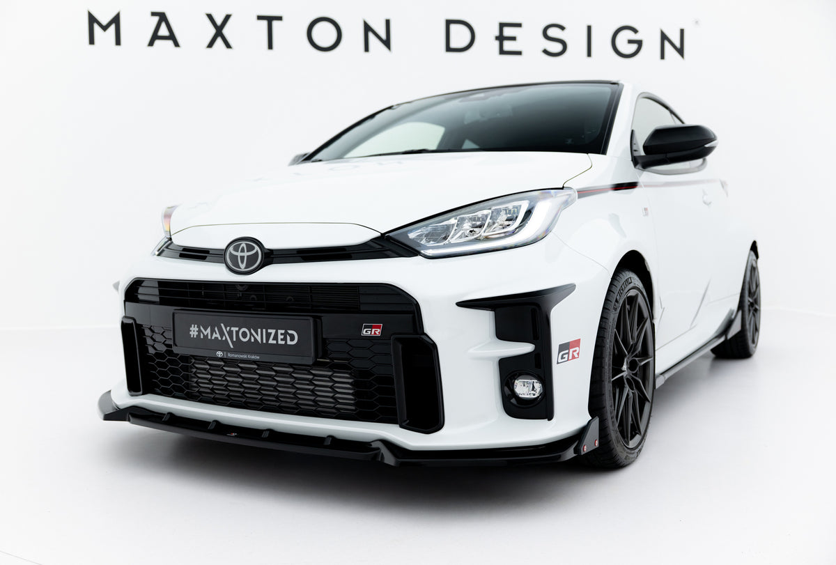 Street+ Spoilerlippe Front Ansatz V.2 + Flaps passend für Toyota GR Yaris Mk4 – Ansicht 1
