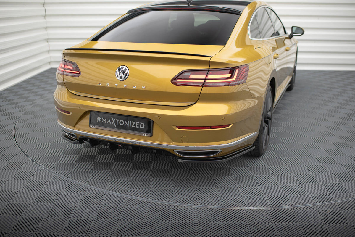 Diffusor Heck Ansatz passend für VW Arteon R-Line schwarz Hochglanz – Ansicht 5