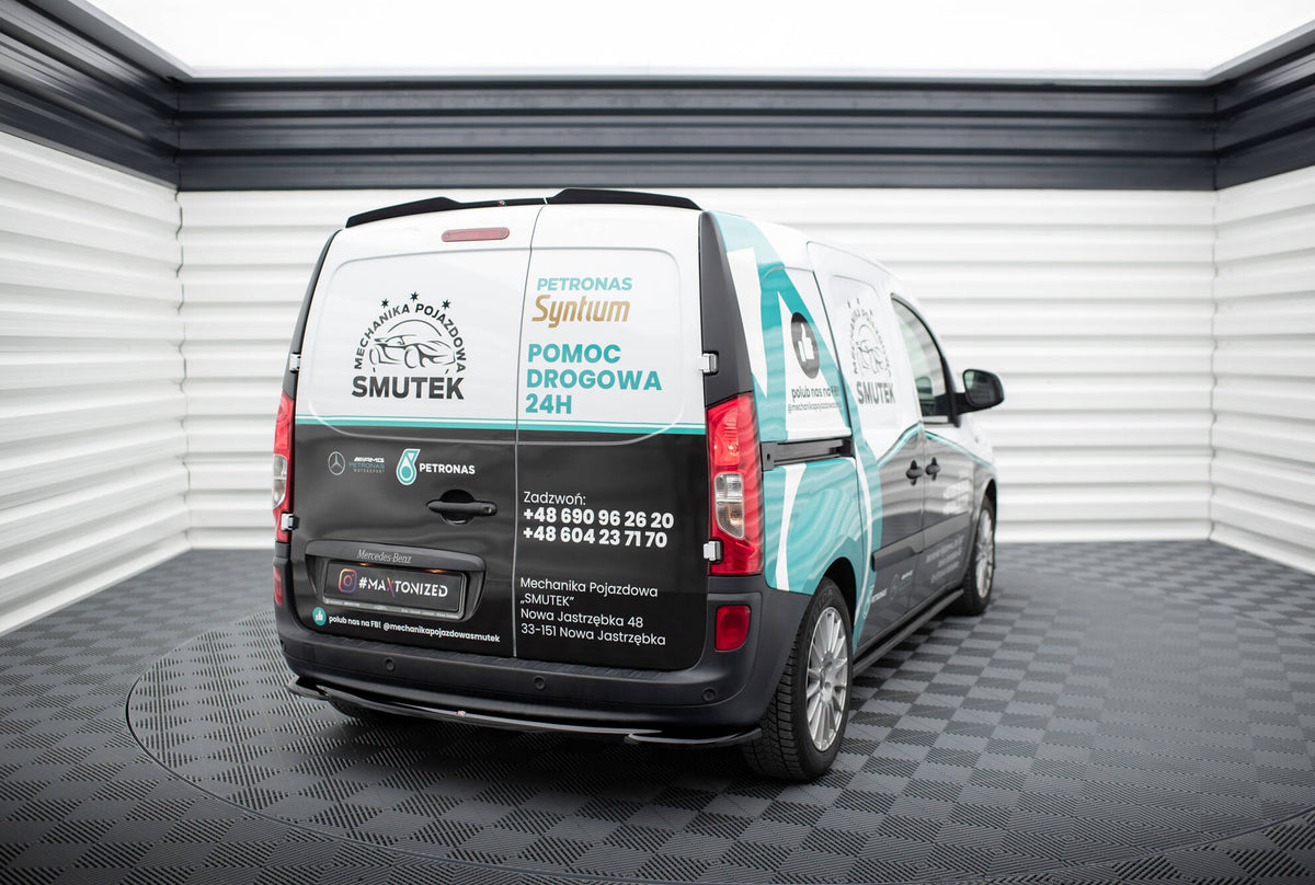 Heckansatz Mercedes-Benz Citan W415 schwarz Hochglanz – Ansicht 1