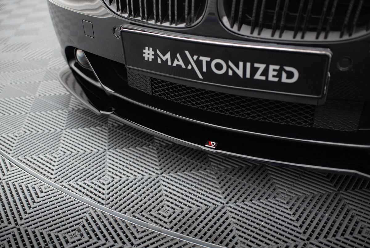 Street+ Spoilerlippe Front Ansatz V.2 passend für BMW 6er Coupe E63 / Cabrio E64  schwarz Hochglanz – Ansicht 4