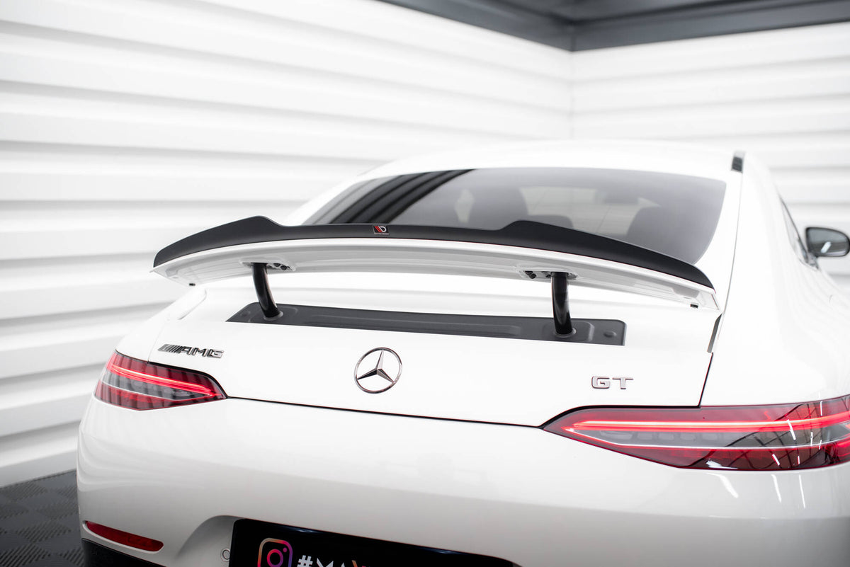 Heckspoiler Lippe Mercedes-AMG GT 53 / 43 V8 Package 4 Door-Coupe X290 schwarz Hochglanz – Ansicht 3