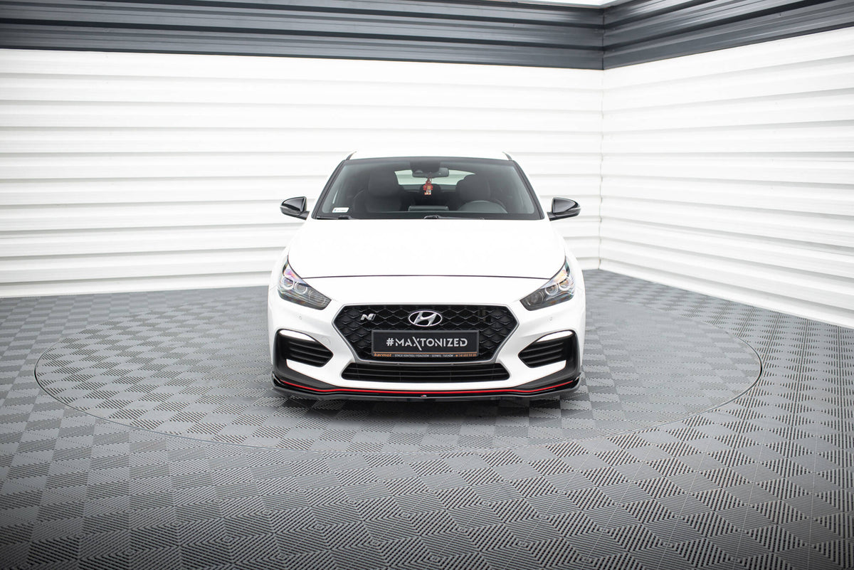 Front Splitter V.2 Hyundai I30 N Mk3 Hatchback / Fastback schwarz Hochglanz – Ansicht 1