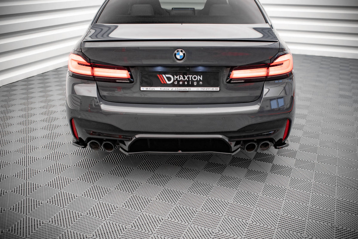 Heckansatz BMW M5 F90 schwarz Hochglanz – Ansicht 4
