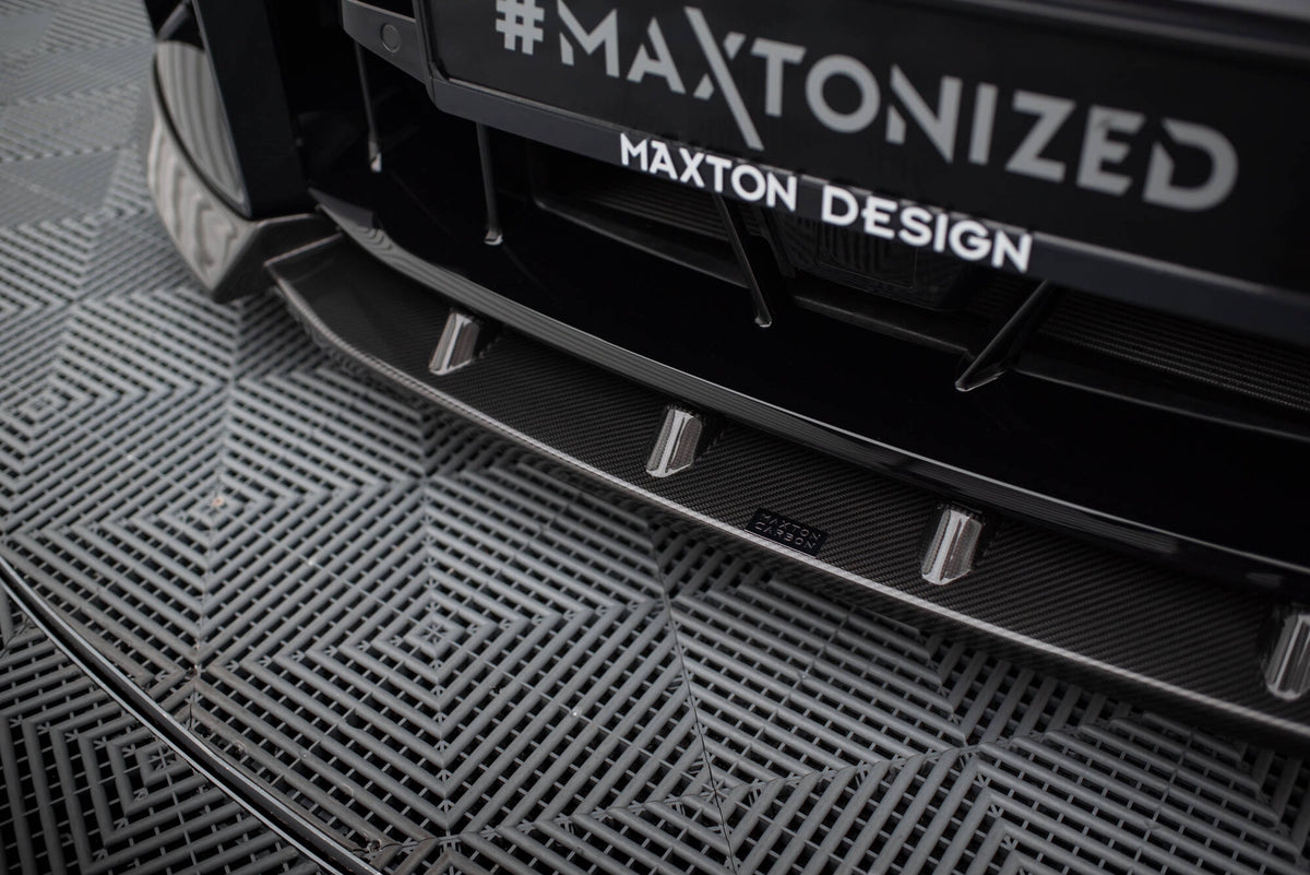 Prepreg Carbon Fiber Street+ Spoilerlippe Front Ansatz V.2 passend für BMW M2 G87 – Ansicht 5