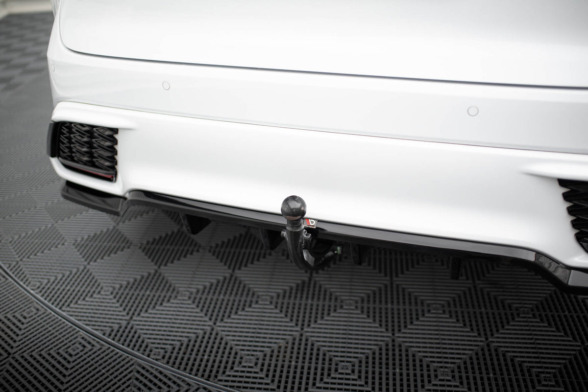 Street+ Mittlerer Diffusor RACE passend für Lexus RX F-Sport Mk5 schwarz Hochglanz – Ansicht 9