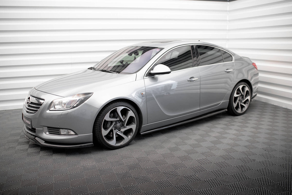 Street+ Seitenschweller Leisten passend für Opel Insignia OPC-Line Mk1 schwarz Hochglanz – Ansicht 4