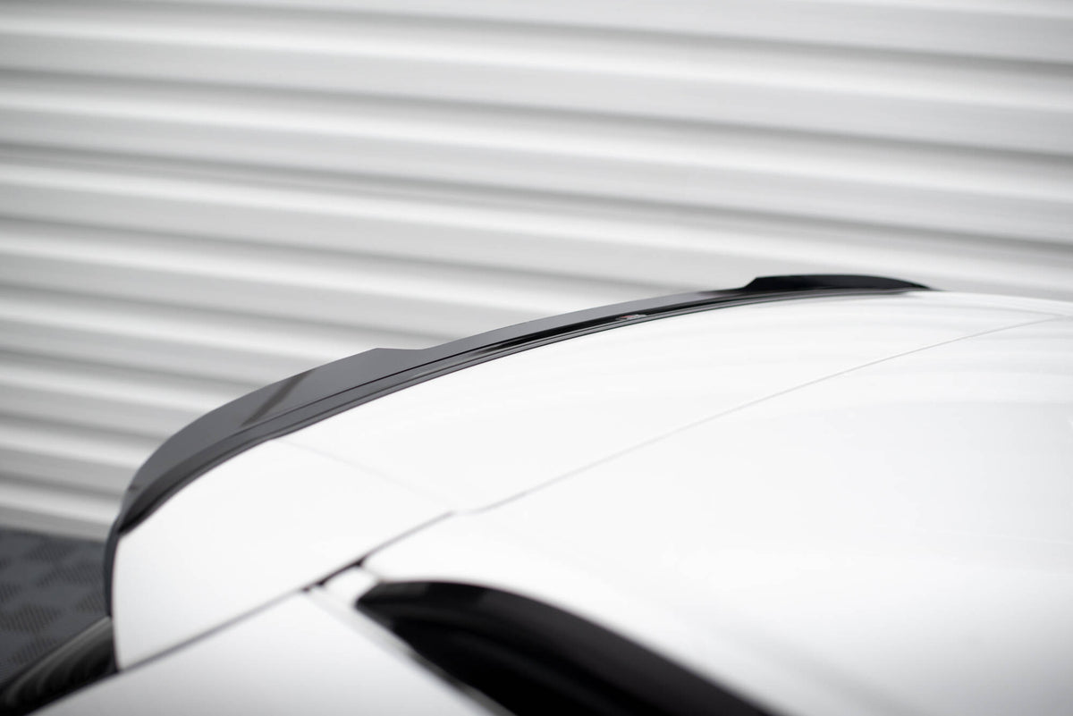 Heckspoiler Lippe BMW X5 E70 Facelift M Paket schwarz Hochglanz – Ansicht 1