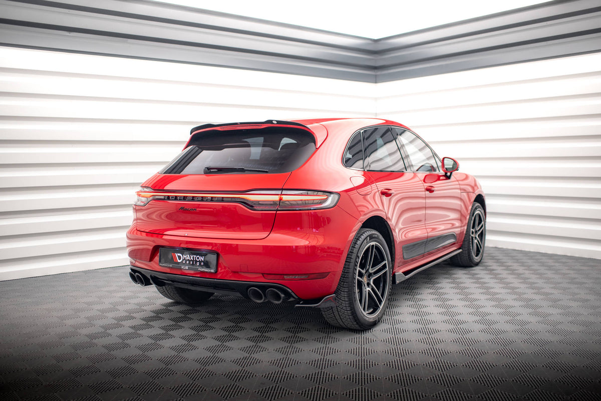 Heckspoiler Lippe Porsche Macan Mk1  schwarz Hochglanz – Ansicht 3