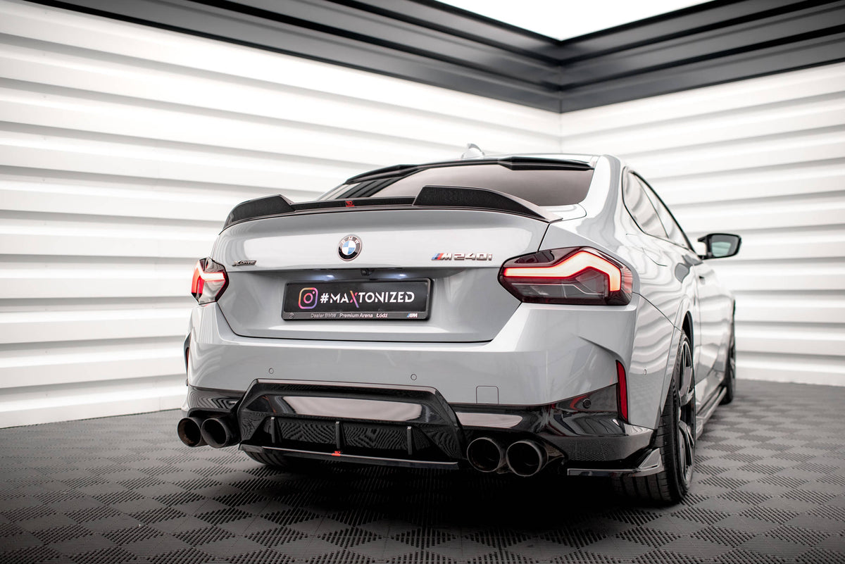 Heckspoiler Lippe 3D BMW 2 Coupe G42 / M2 G87 schwarz Hochglanz – Ansicht 5