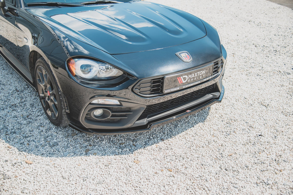 Street+ Spoilerlippe Front Ansatz passend für Abarth 124 Spider  schwarz Hochglanz – Ansicht 5