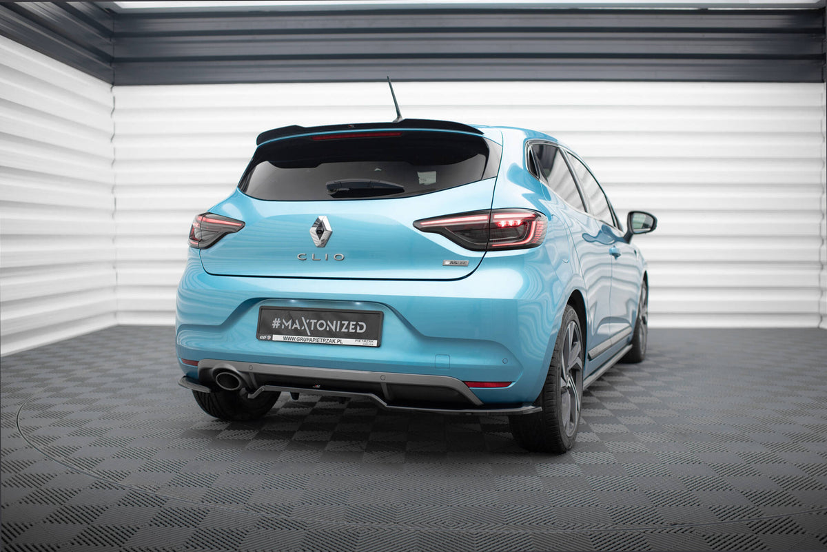 Heckspoiler Lippe Renault Clio Mk5 schwarz Hochglanz – Ansicht 7