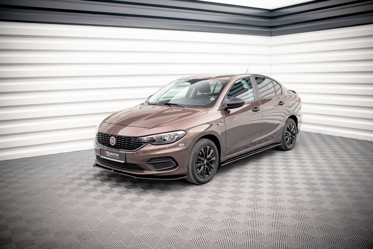 Street+ Spoilerlippe Front Ansatz passend für Fiat Tipo S-Design schwarz Hochglanz – Ansicht 7