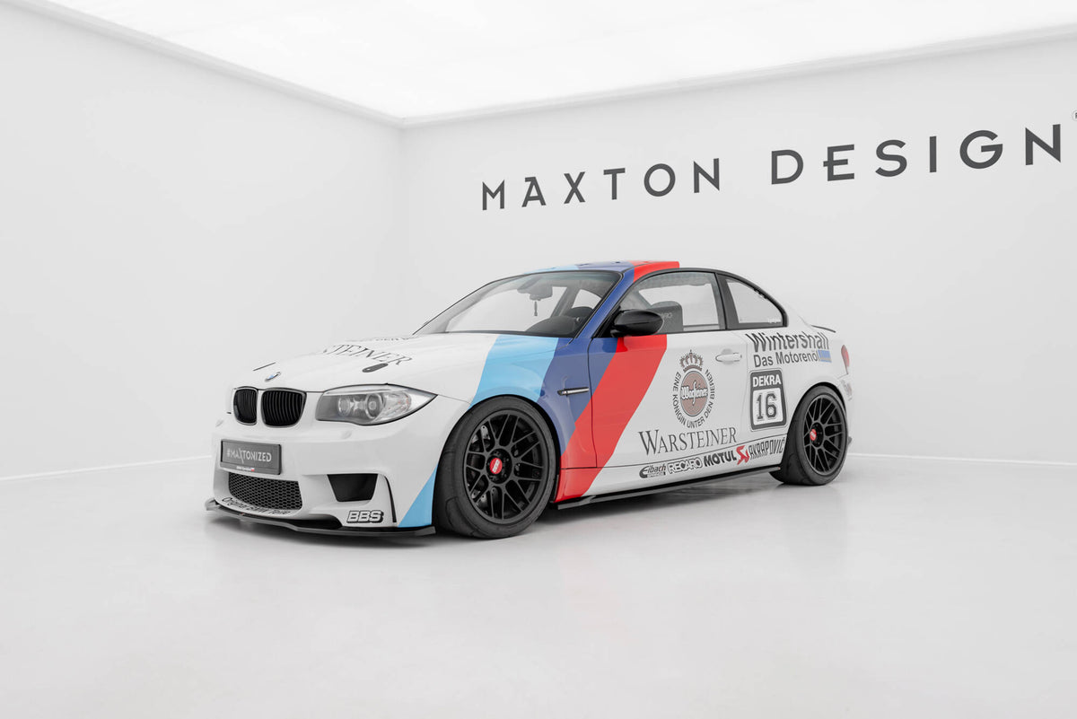 Street+ Seitenschweller Leisten passend für BMW 1er M Coupe E82 schwarz Hochglanz – Ansicht 3
