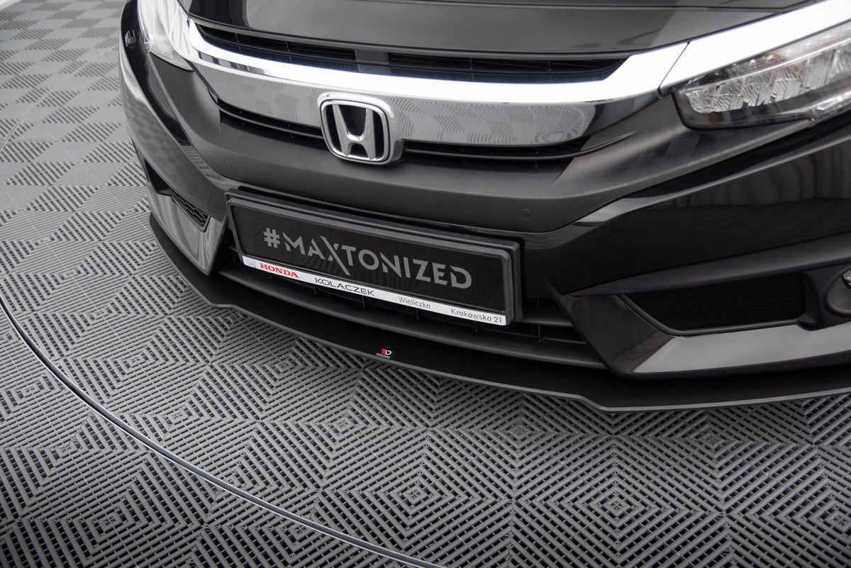 Street Pro Street+ Spoilerlippe Front Ansatz passend für Honda Civic Limousine Mk10 – Ansicht 4