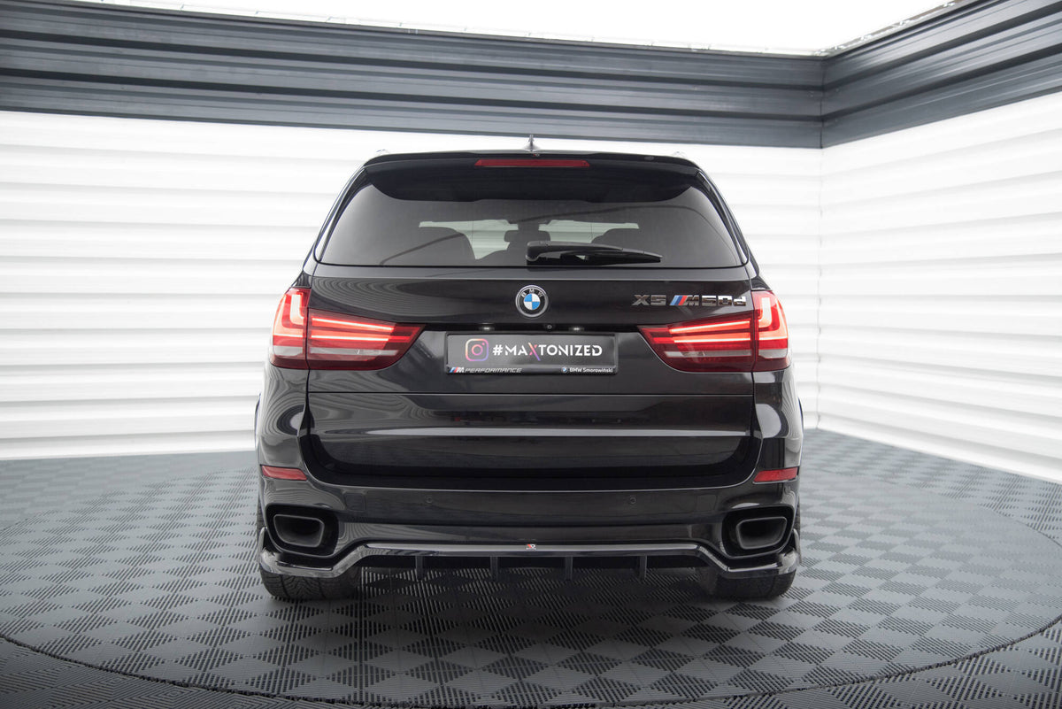 Street+ Mittlerer Diffusor RACE passend für BMW X5 M-Paket F15 schwarz Hochglanz – Ansicht 3