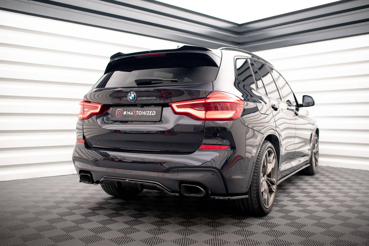 Heckspoiler Lippe BMW X3 M40d / M40i / M-Paket G01 / iX3 G08 Facelift schwarz Hochglanz – Ansicht 1
