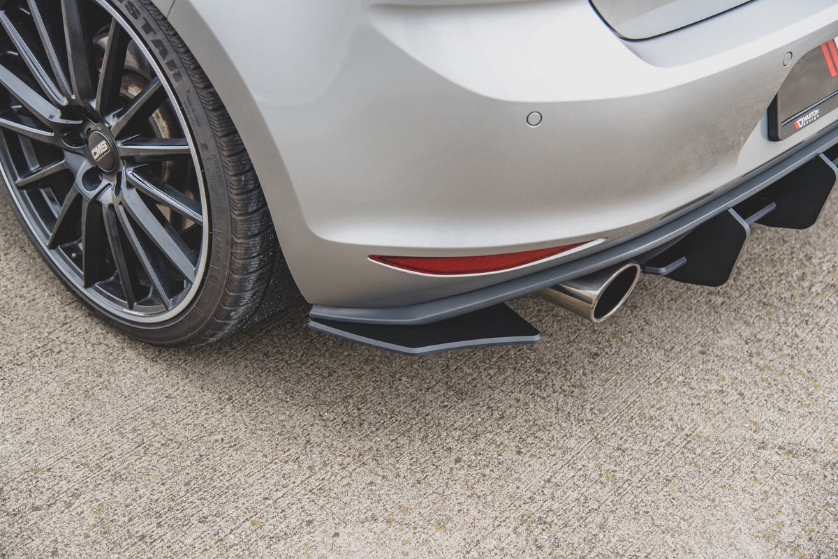 Street Pro Heck Ansatz Flaps Diffusor passend für L + R V.2 VW Golf 7 GTI – Ansicht 4