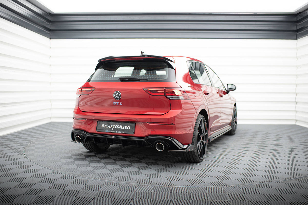Heck Ansatz Flaps Diffusor V.2 + Flaps passend für VW Golf GTI / GTE Mk8 – Ansicht 5